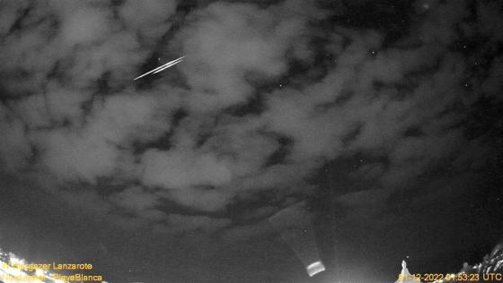 Dobbel meteoritt Lanzarote