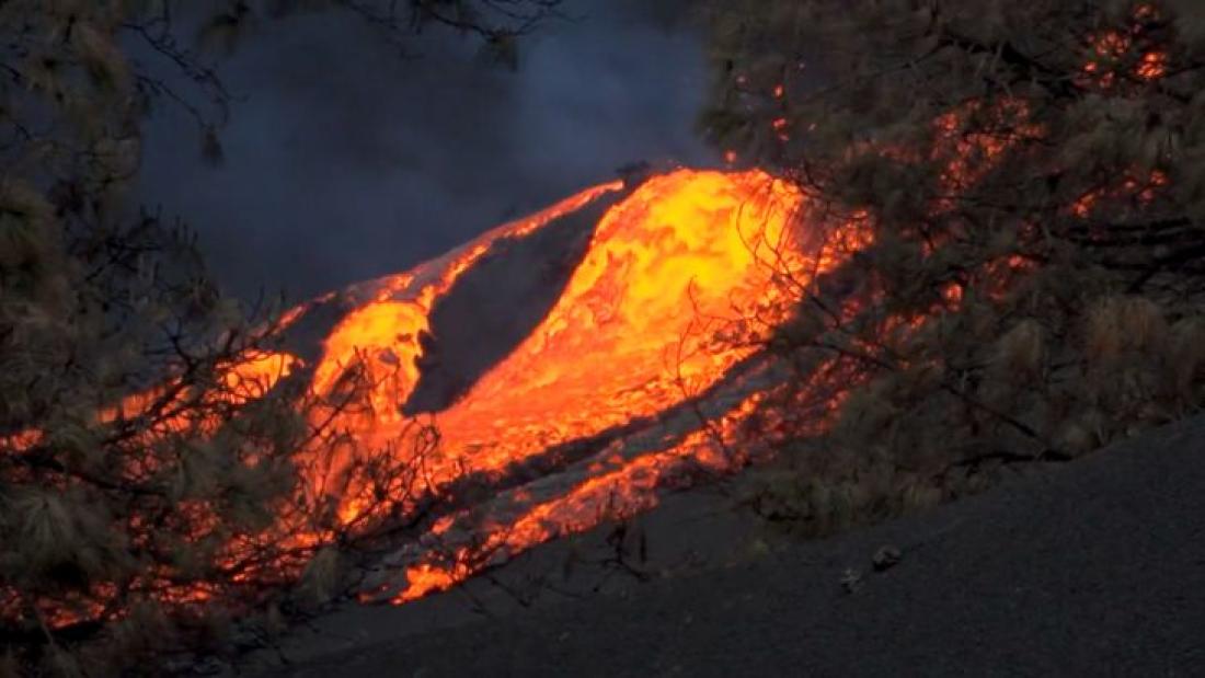 Vulkanutbrudd på La Palma 2021. Dag 69.